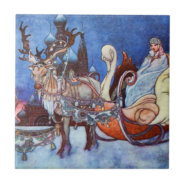 Russian Princess Charles Robinson Illustration Tile (Front)