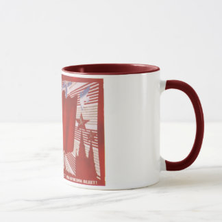Russian Propaganda USSR USA Nuke Mug