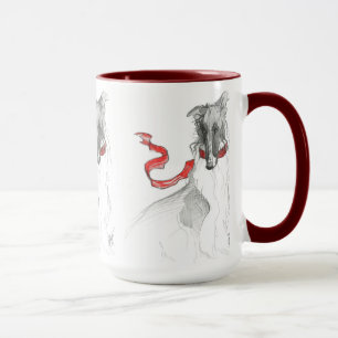 Russian Red Borzoi Mug