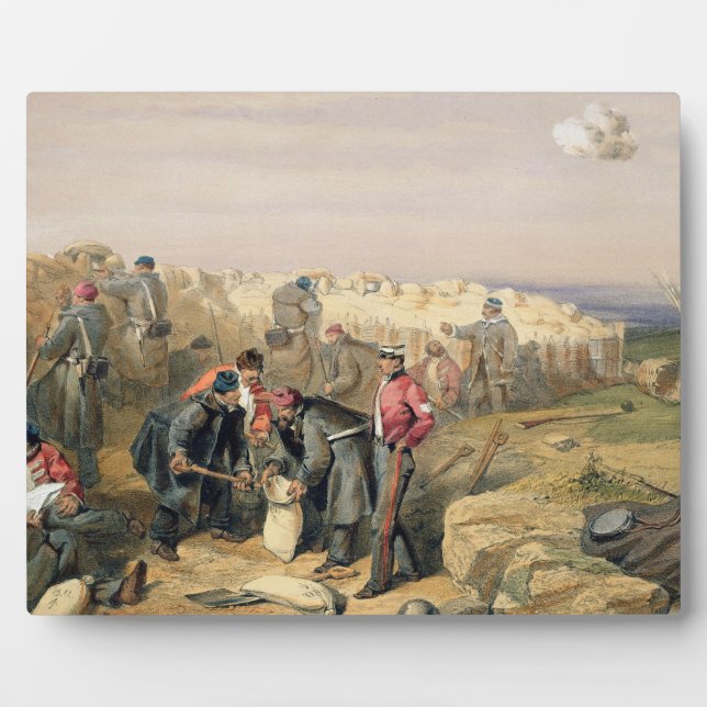 Russian Rifle Pit (now British), plate from 'The S Plaque (Front)
