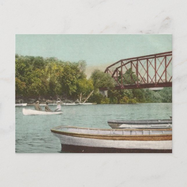 Russian River in Healdsburg California Postcard (Front)