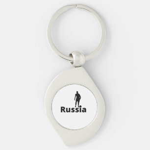 Russian soccer key ring