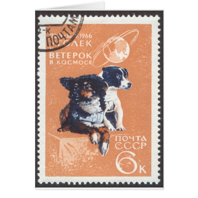 Russian Space Dogs 1966 Cosmos 110 (Front)