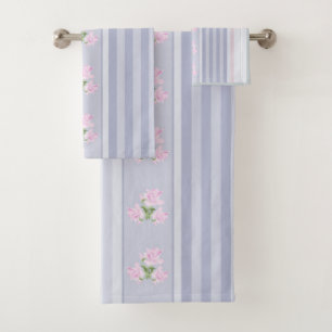 Russian, striped , patchwork bath towel set