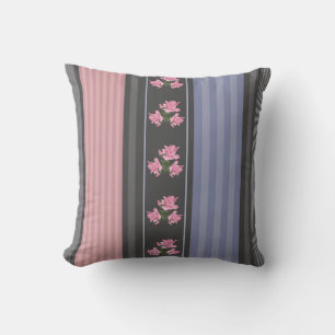 Russian, striped , patchwork cushion