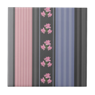 Russian, striped , patchwork tile