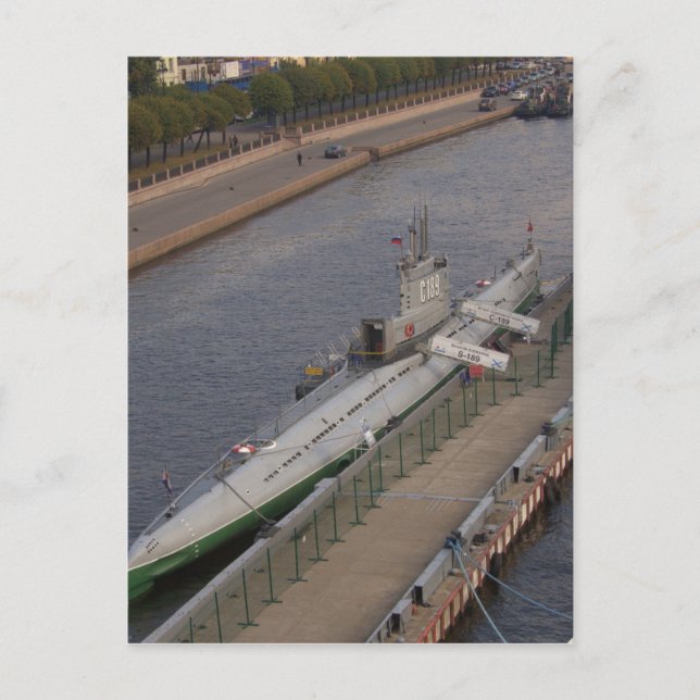 Russian Submarine C189 Postcard (Front)