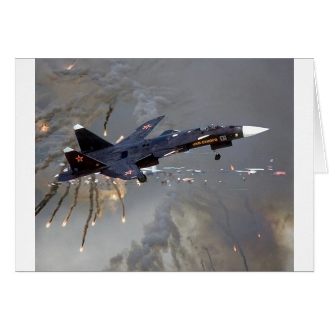 RUSSIAN SUKHOI SU-27 "FLANKER" (Front Horizontal)