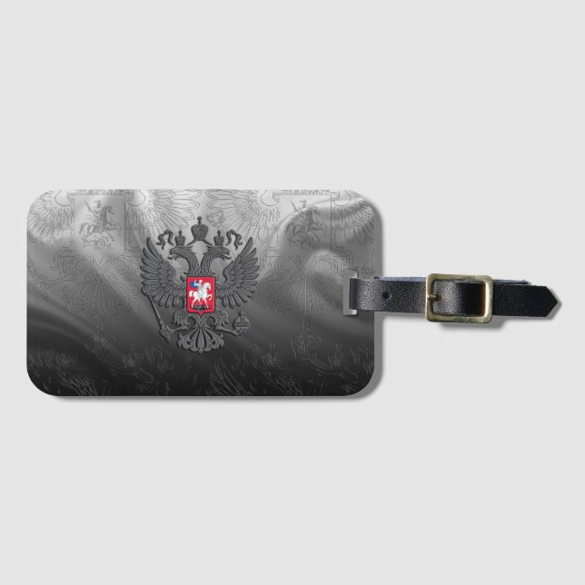 Russian symbol flag luggage tag (Front Horizontal)