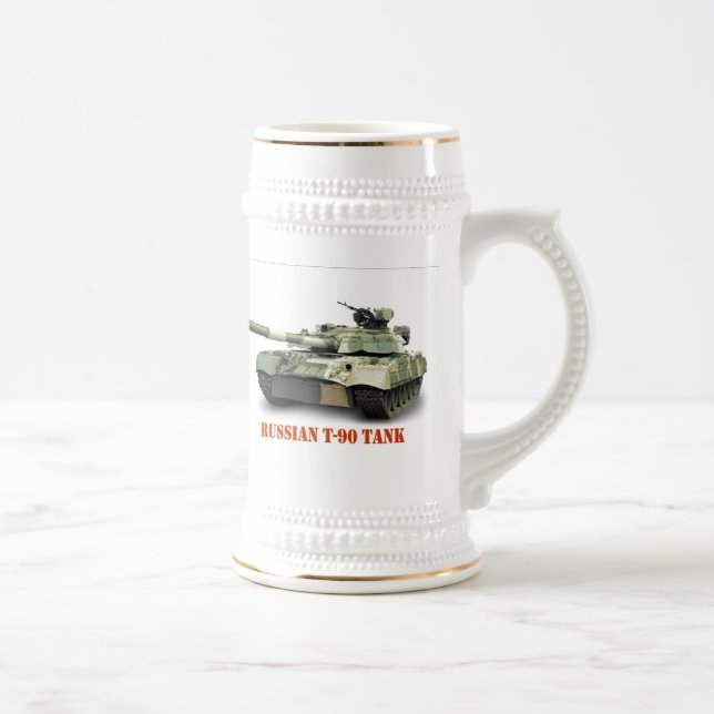 RUSSIAN T-90 BEER STEIN (Right)