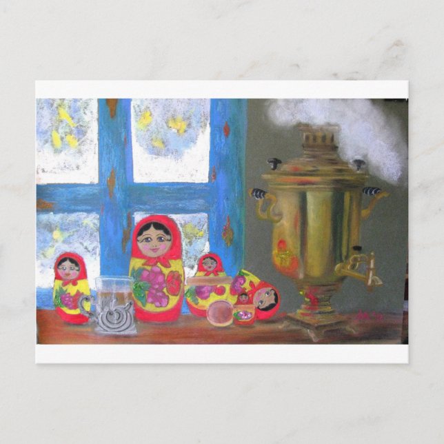 russian tea time postcard (Front)