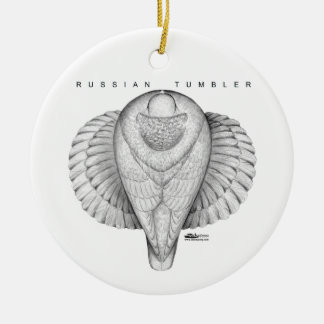Russian Tumbler Top View Ceramic Tree Decoration