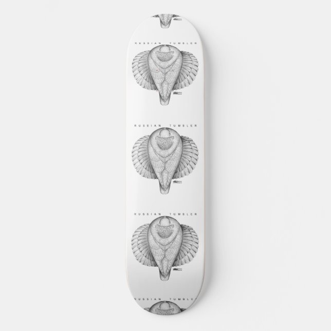 Russian Tumbler Top View Skateboard (Front)
