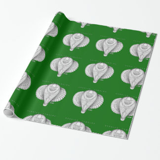 Russian Tumbler Top View Wrapping Paper