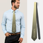 Russian wedding elegant tie Жених groom<br><div class="desc">Elevate Your Wedding Look with a Unique Custom Tie for russian men Looking for a fun yet sophisticated way to complete your wedding outfit or add a humourous touch to your engagement or wedding photos? Check out our beautiful custom tie, featuring the word "Жених" in a soft beige-yellow hue on...</div>