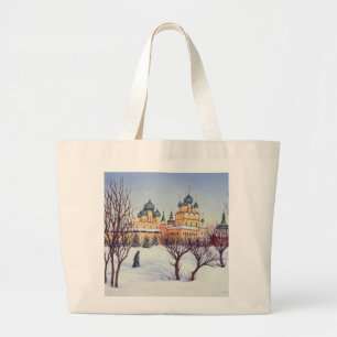 Russian Winter 2004 Large Tote Bag