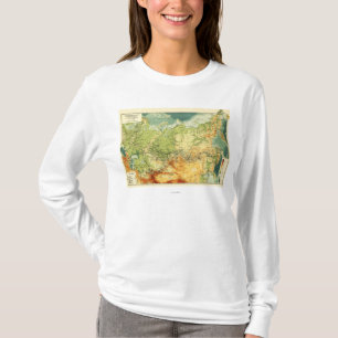 RussiaPanoramic MapRussia T-Shirt
