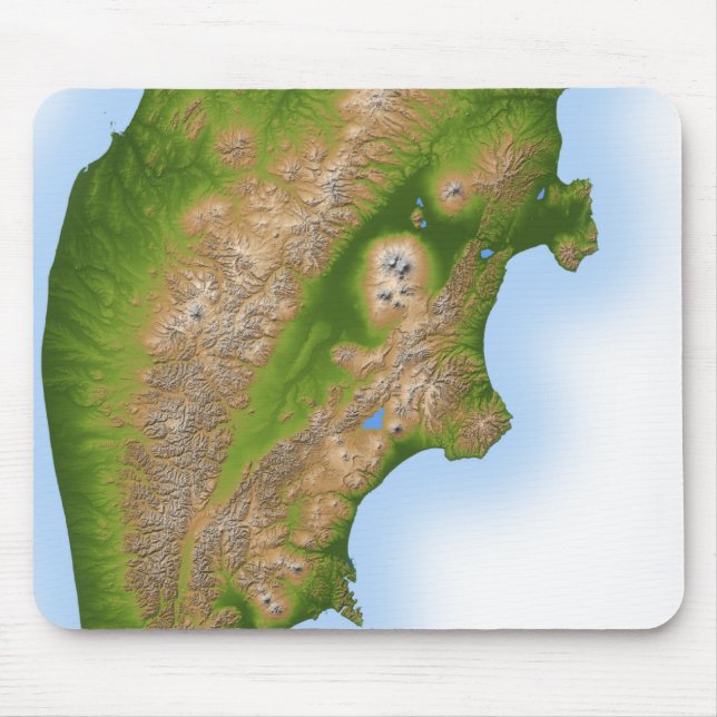 Russia's Kamchatka Peninsula Mouse Pad (Front)