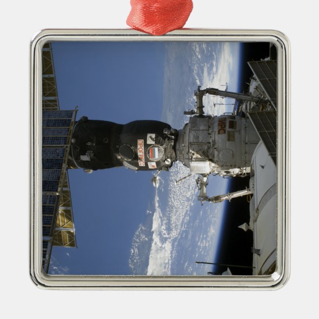Russia's Progress 35P Metal Tree Decoration (Front)