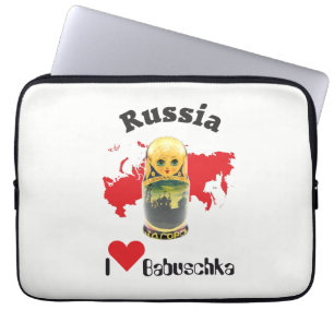 Russland - Russia Babuschka Gerätehülle 10" - 15" Laptop Sleeve