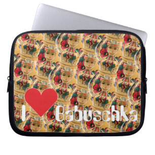 Russland - Russia Babuschka Gerätehülle 10" - 15" Laptop Sleeve