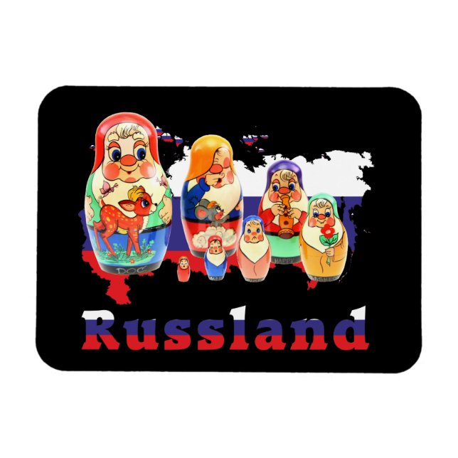 Russland - Russia Magnet (Horizontal)