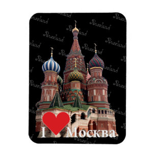 Russland - Russia Moskau Magnet