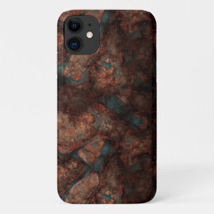 Rust and blue stone Case-Mate iPhone case