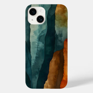 Rust and Teal Case-Mate iPhone 14 Case
