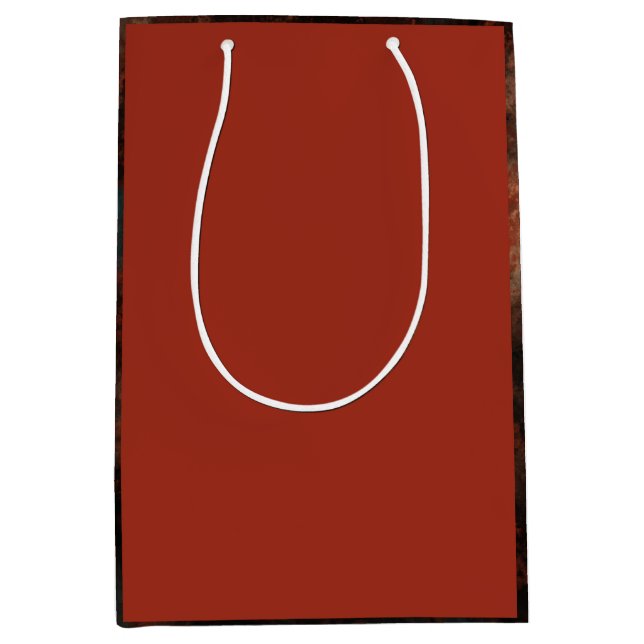 Rust and turquoise stone  medium gift bag (Front)