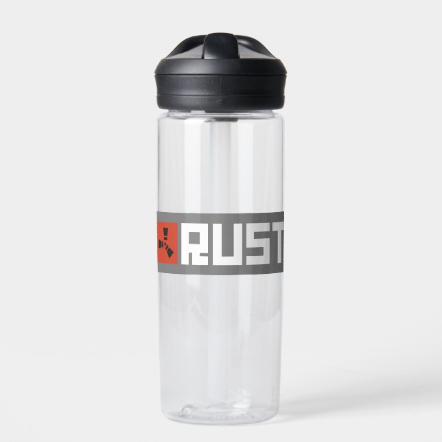 RUST Banner BRWG Water Bottle (Front)