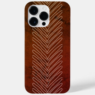 Rust Brown Modern Tribal African Arrows Case-Mate iPhone 14 Pro Max Case