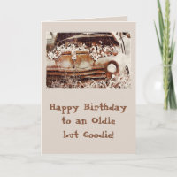 Rust Bucket Flowers & Truck Custom Birthday