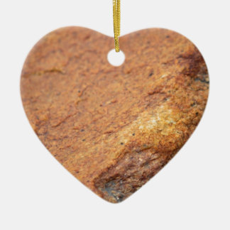 Rust Coloured Granite Rock Ceramic Tree Decoration