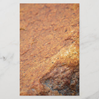Rust Coloured Granite Rock Stationery