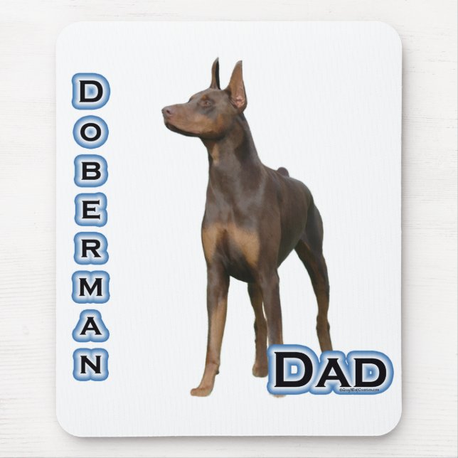Rust Doberman Dad 4 Mouse Pad (Front)