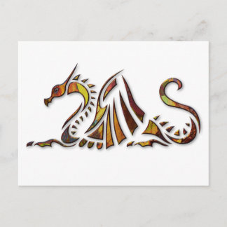 Rust Dragon Postcard