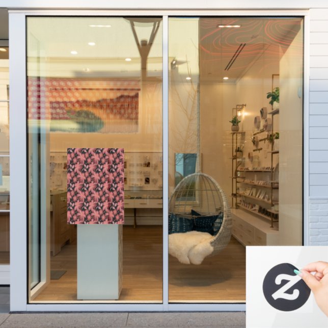 Rust Floral Seamless Pattern | Elegant Vintage  (Store Window)