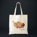 Rust "Have a Happy Valentine's Day" Hearts &Arrows Tote Bag<br><div class="desc">I've been wanting to artfully say "Have a happy Valentine's day" on products and I thought this hand written gradient orange pink and grey font with my hearts and arrows make an interesting design on these totes,  for a unique and fun Valentine!</div>