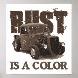 Rust is a colour poster