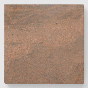 Rust n Grey Marbled Spotted Square Stone Coaster