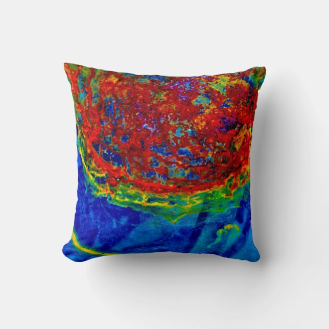 "Rust On Glass" JTG Art Pillow (Front)