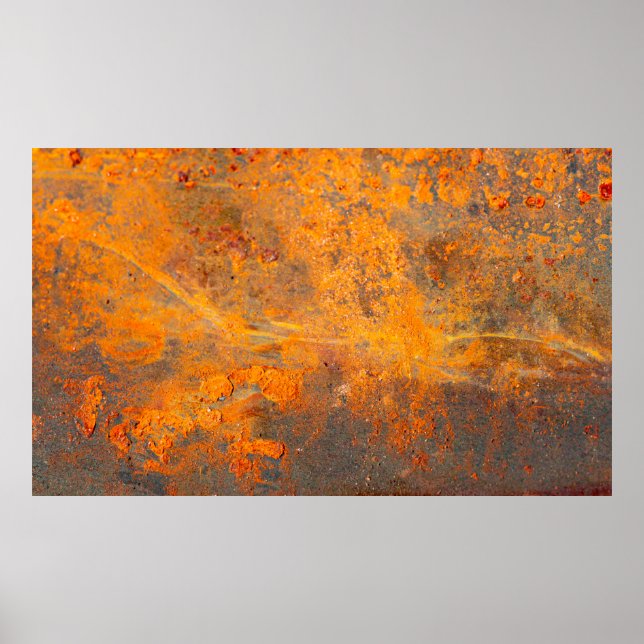 rust on iron as backgroundbackground,abstract,dirt poster (Front)