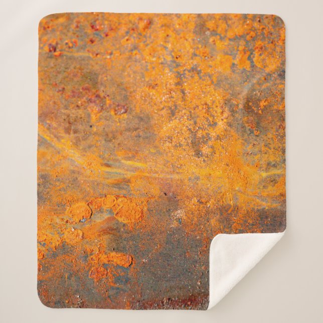 rust on iron as backgroundbackground,abstract,dirt sherpa blanket (Front)