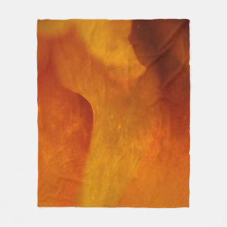 Rust orange fleece blanket
