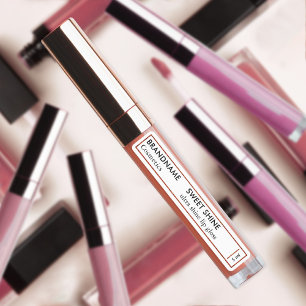 Rust Orange Glitter Border Lip Tint Gloss Product 