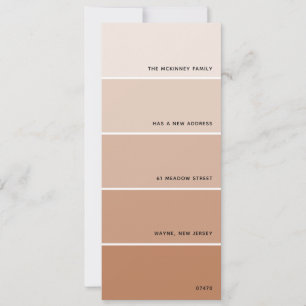 Rust Paint Swatch New Address Announcement