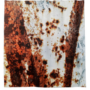 Rust Shower Curtain