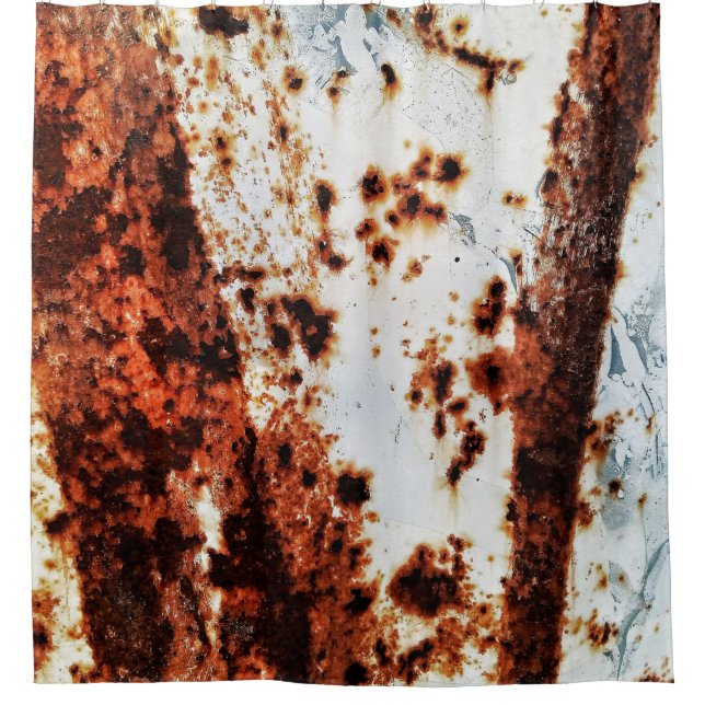 Rust Shower Curtain (Front)