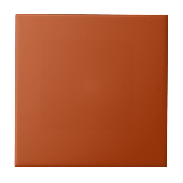 Rust Solid Colour Tile (Front)